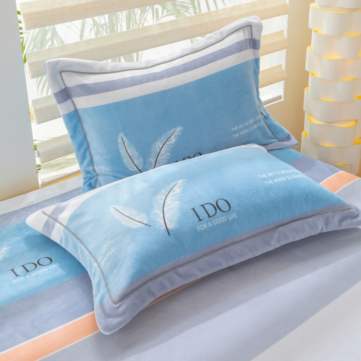 91家纺网 家纺一手货源 找家纺 卡迪亚家纺 2025新款金雕绒系列四件套 羽柔时尚