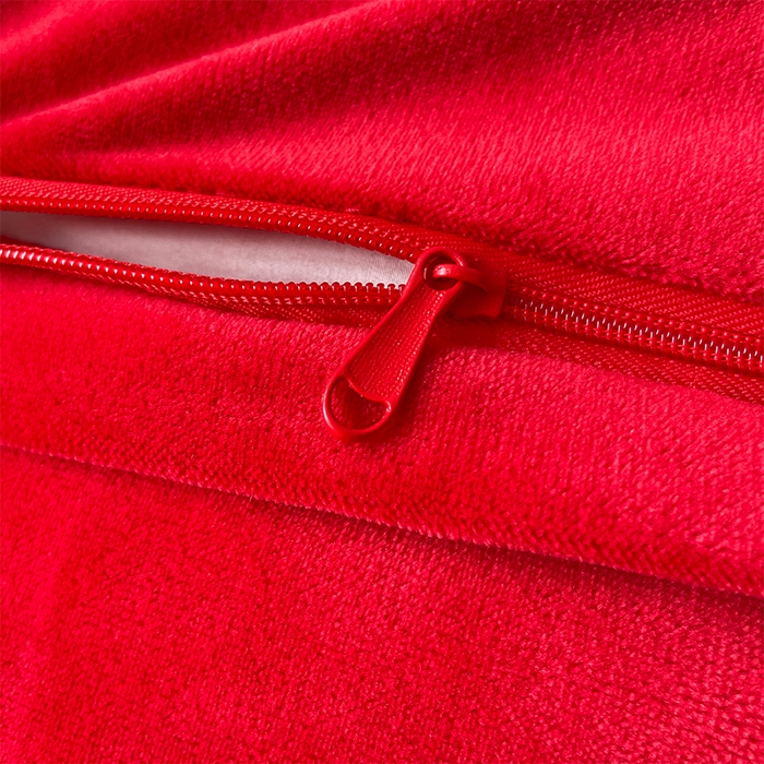 91家纺网 家纺一手货源 找家纺 富之雅婚庆 2025新款高克重全工艺牛奶绒宝宝绒刺绣婚庆四件套 花田喜事（花边款宝宝绒）