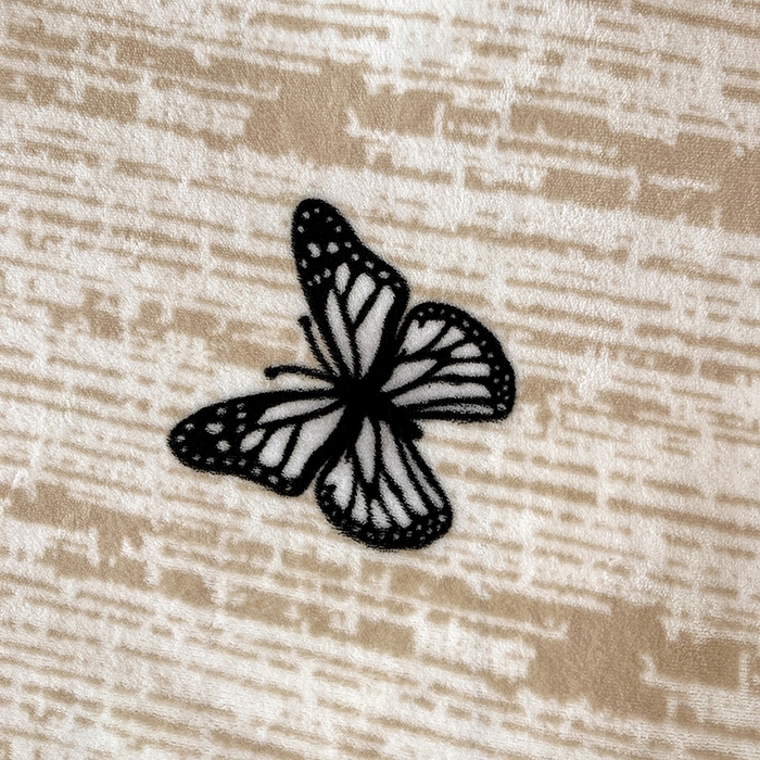 91家纺网 家纺一手货源 找家纺 逸林家纺《原希尔顿逸林》 2025新款法式黑花边牛奶绒四件套韩版花边法式赫本风牛奶绒四件套爆款 牛奶绒-法式蝴蝶