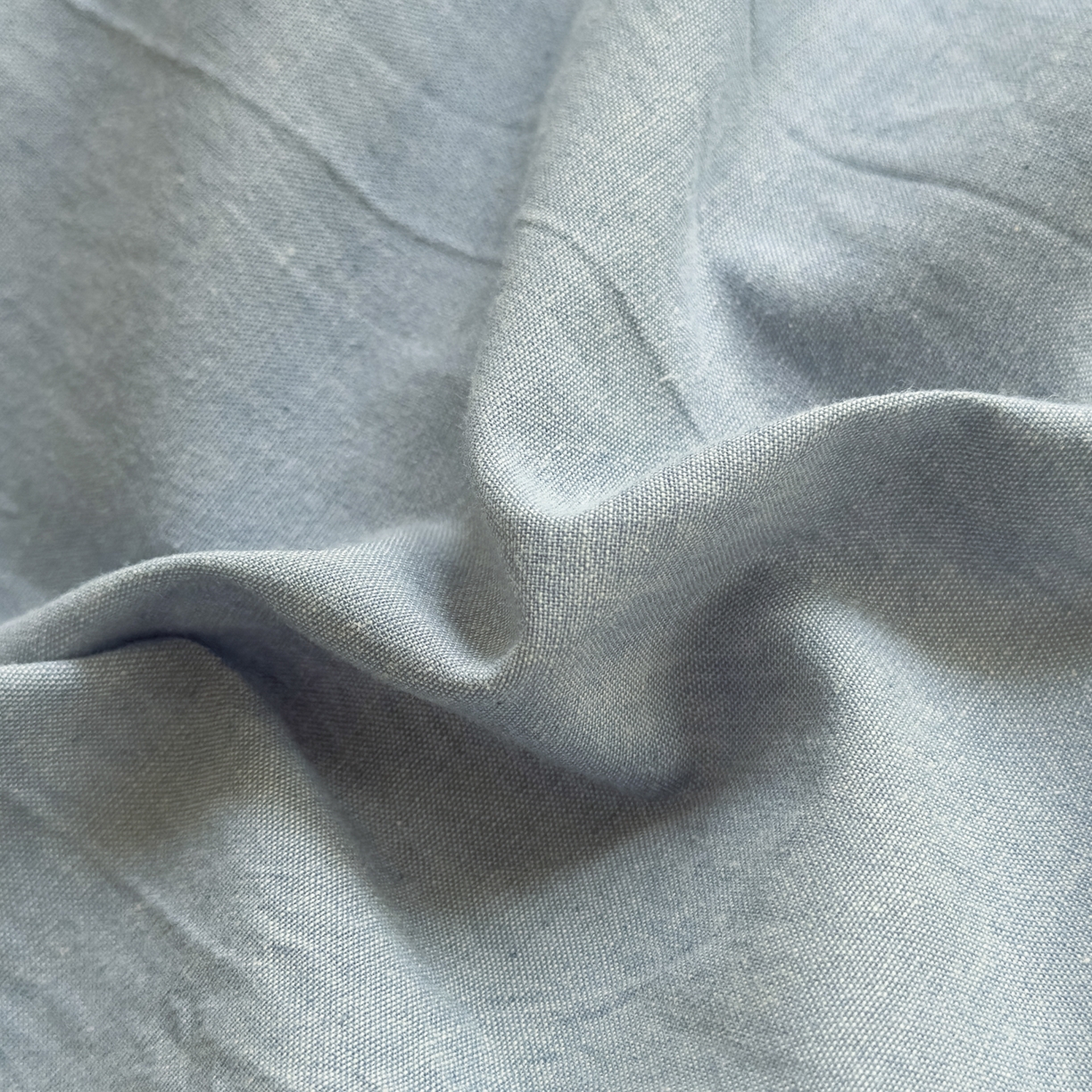 91家纺网 家纺一手货源 找家纺 宜家坊 2025新款A类全棉色织水洗棉四件套纯棉格子纯色被套学生宿舍三件套定制定做 纯色-浅蓝