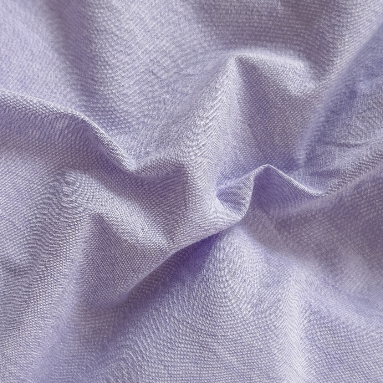 91家纺网 家纺一手货源 找家纺 宜家坊 2025新款A类全棉色织水洗棉四件套纯棉格子纯色被套学生宿舍三件套定制定做 纯色-浅紫