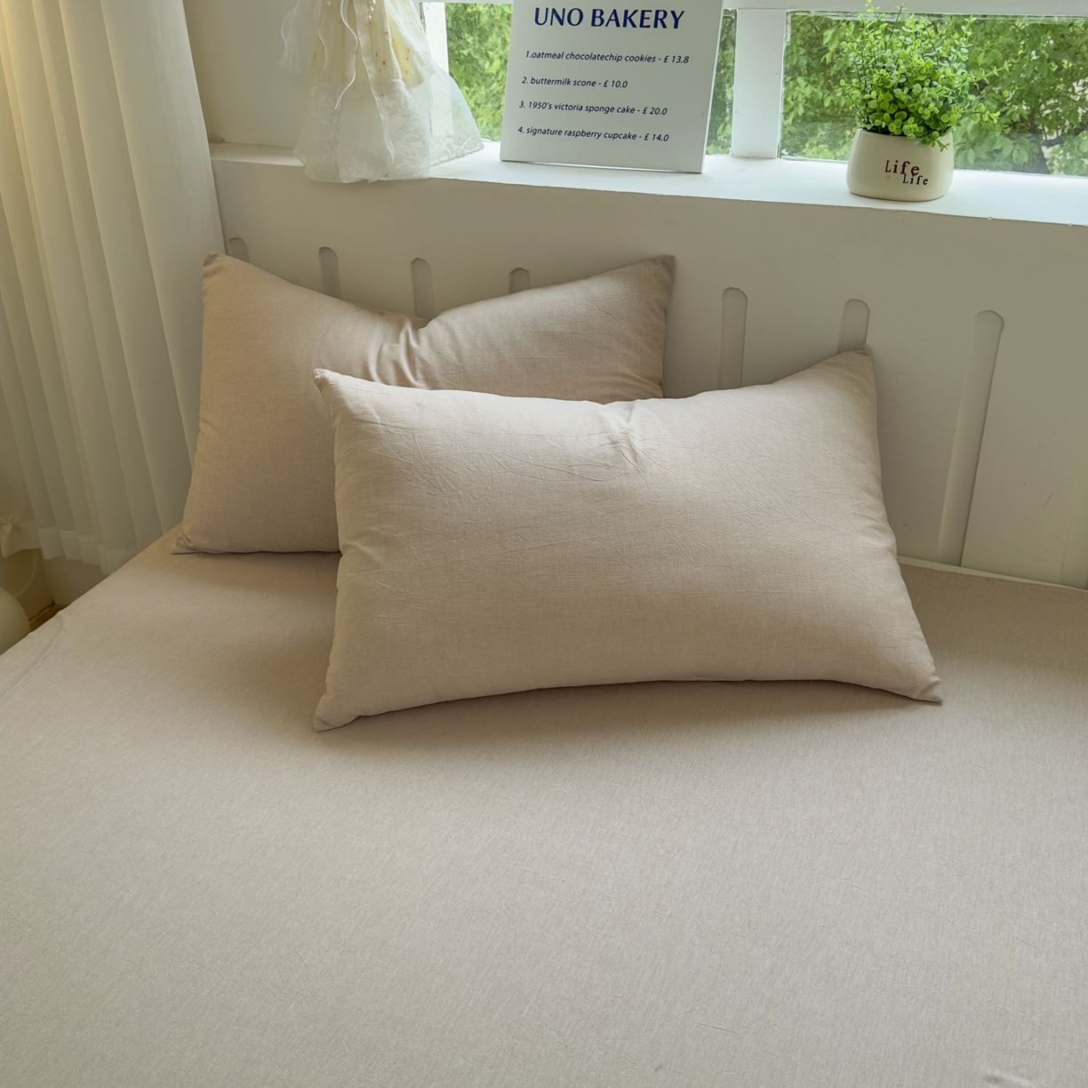 91家纺网 家纺一手货源 找家纺 （总）宜家坊 2025新款A类全棉色织水洗棉单枕套系列