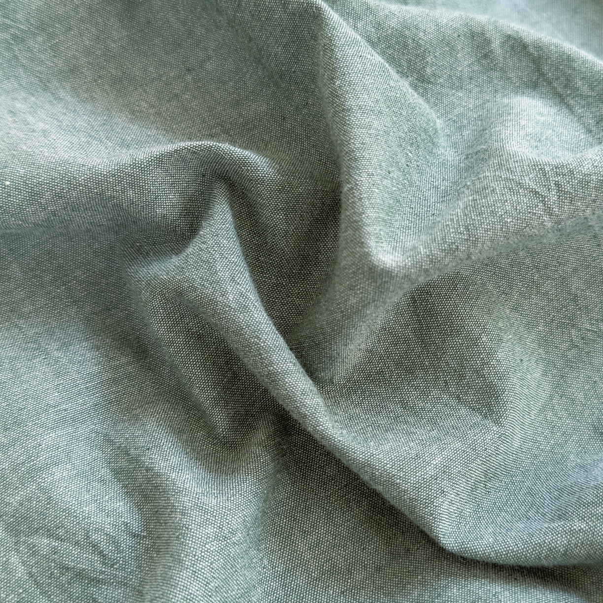 91家纺网 家纺一手货源 找家纺 宜家坊 2025新款A类全棉色织水洗棉单枕套系列 纯色-草绿