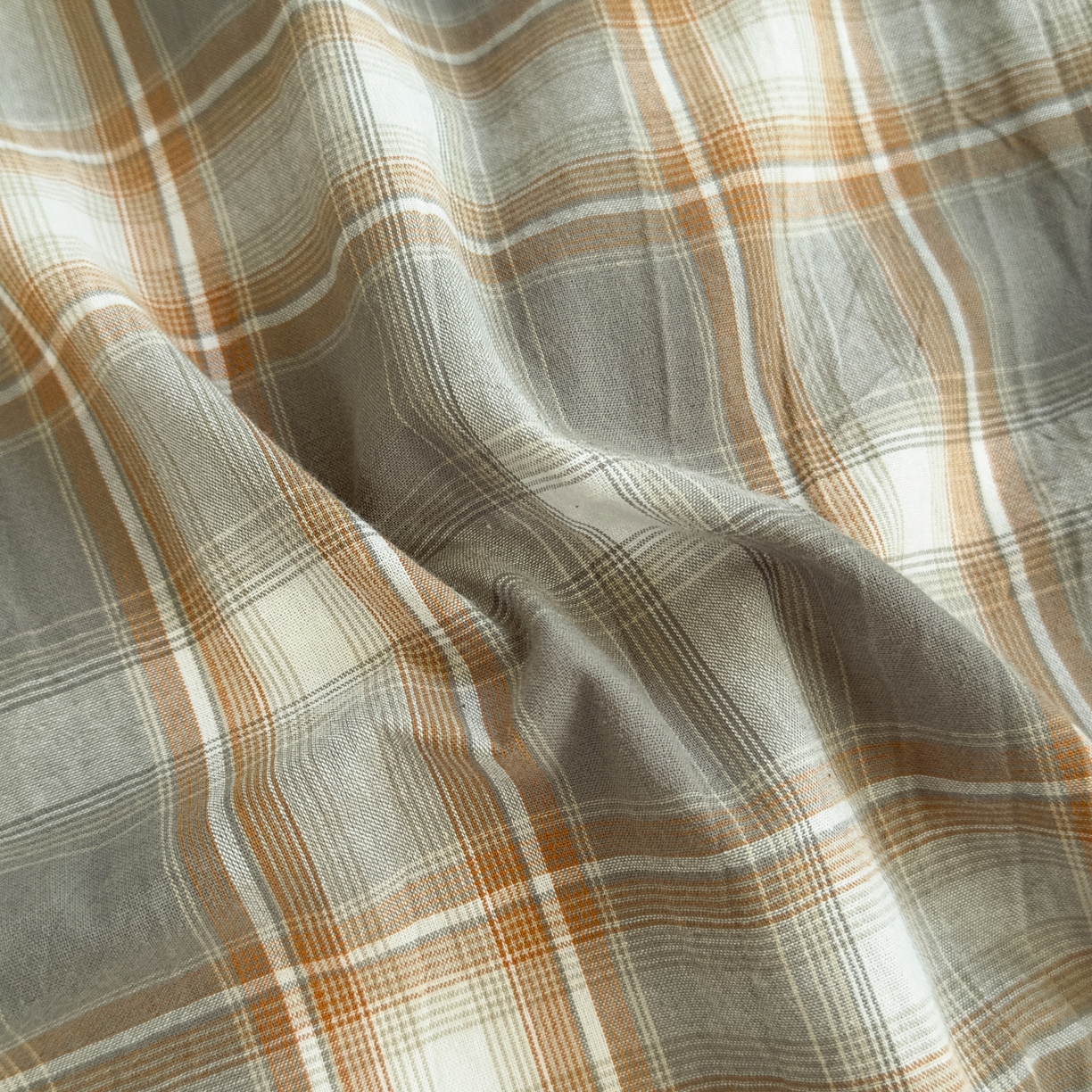 91家纺网 家纺一手货源 找家纺 宜家坊 2025新款A类全棉色织水洗棉单枕套系列 诺卡-浅灰