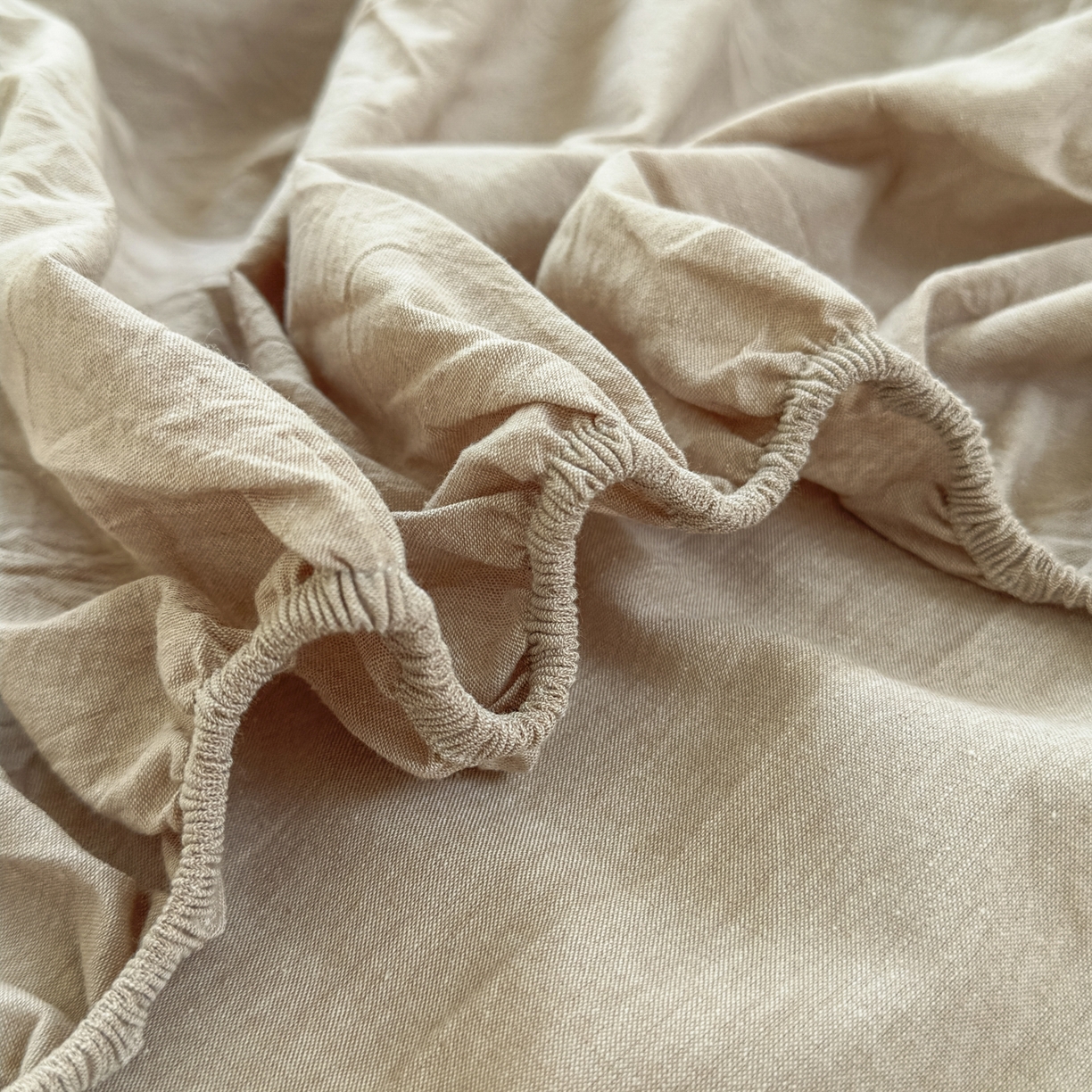 91家纺网 家纺一手货源 找家纺 宜家坊 2025新款A类色织全棉水洗棉床笠单件纯棉格子纯色学生宿舍定制定做 纯色-土密