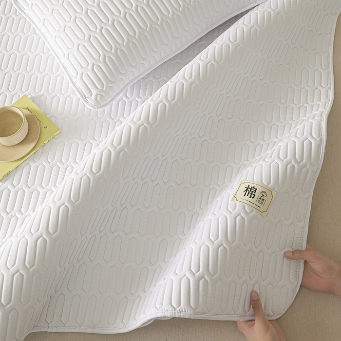 91家纺网 家纺一手货源 找家纺 （总）曼陀罗 2025新款A类新疆棉花夹棉防水床笠