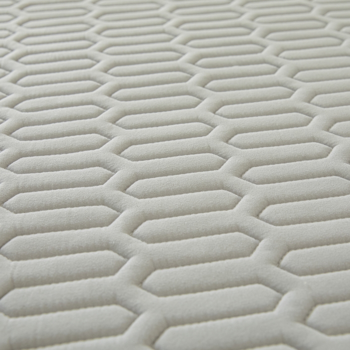 91家纺网 家纺一手货源 找家纺 曼陀罗 2025新款A类新疆棉花夹棉防水床笠 小竹纹-浅灰