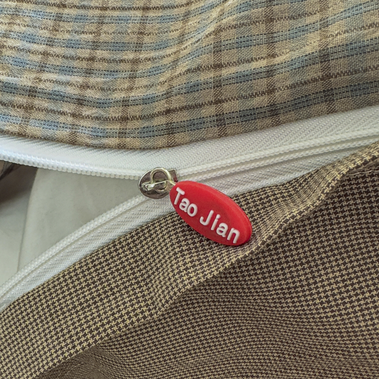 91家纺网 家纺一手货源 找家纺 宜家坊 2025新款A类全棉色织水洗棉被套单件纯棉格子纯色学生宿舍被罩定制定做 沐风-兰咖