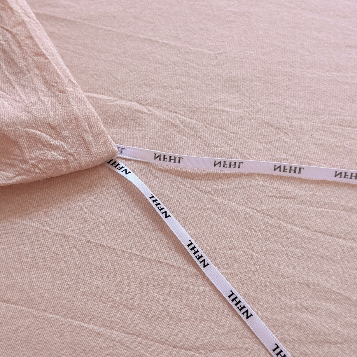 91家纺网 家纺一手货源 找家纺 宜家坊 2025新款A类全棉色织水洗棉被套单件纯棉格子纯色学生宿舍被罩定制定做 纯色-浅粉