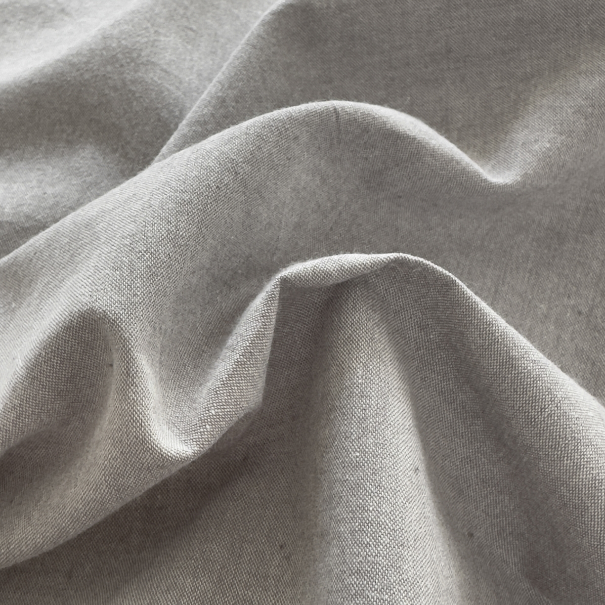 91家纺网 家纺一手货源 找家纺 宜家坊 2025新款A类全棉色织水洗棉被套单件纯棉格子纯色学生宿舍被罩定制定做 纯色-浅灰