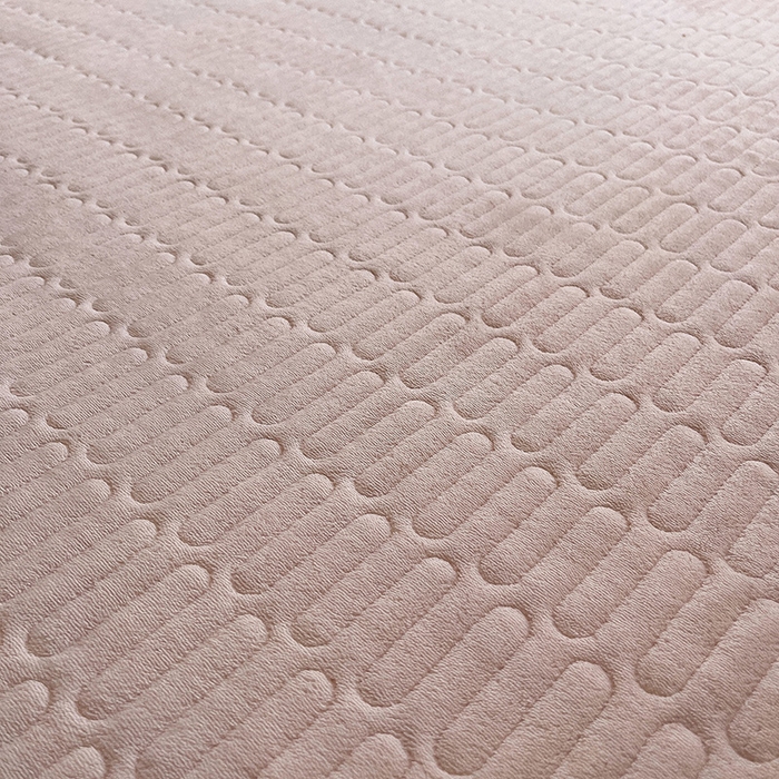 91家纺网 家纺一手货源 找家纺 梦之星 2025新款牛奶绒雕花床盖款床单款四件套 洛梦-粉