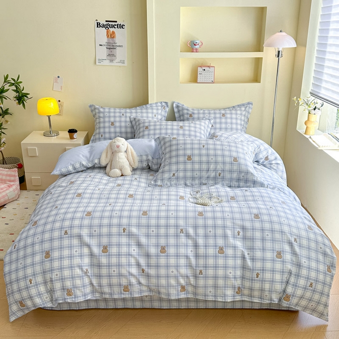 91家纺网 家纺一手货源 找家纺 （总）绵庭家纺 2025新款田园花卉全棉纯棉印花四件套