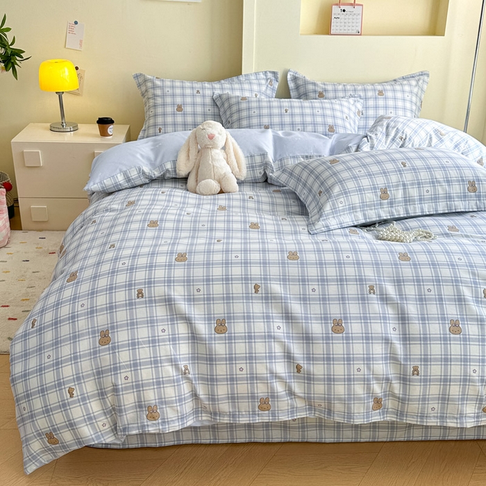 91家纺网 家纺一手货源 找家纺 （总）绵庭家纺 2025新款田园花卉全棉纯棉印花四件套