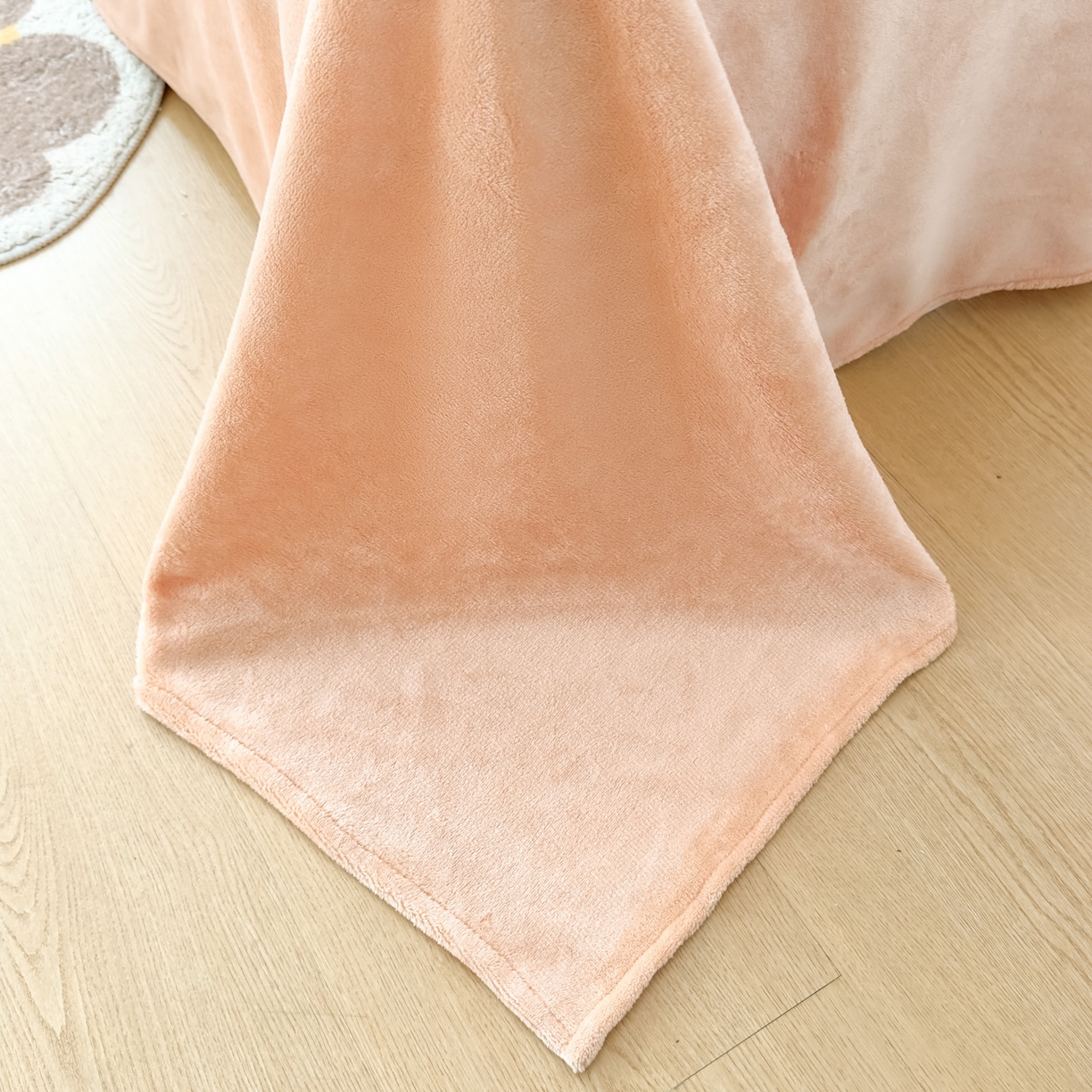 91家纺网 家纺一手货源 找家纺 浩诚 2025新款高克重原创设计牛奶绒大版卡通四件套第2批 睡梦巴拉