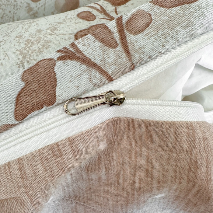 91家纺网 家纺一手货源 找家纺 绵庭家纺 2025新款田园花卉全棉纯棉印花四件套 塞纳风情