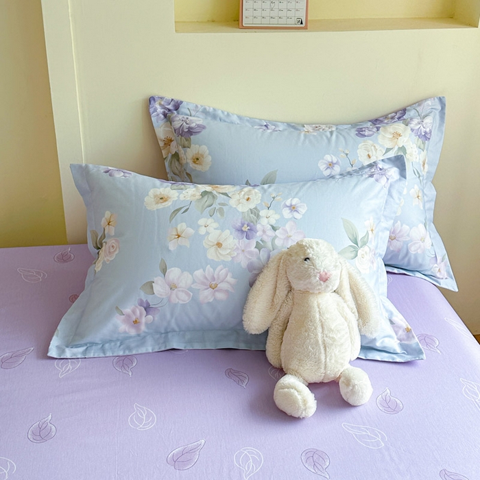 91家纺网 家纺一手货源 找家纺 绵庭家纺 2025新款田园花卉全棉纯棉印花四件套 汀兰影