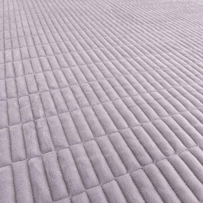 91家纺网 家纺一手货源 找家纺 德比尔斯  2025新款兔毛绒兔兔绒牛奶绒四件套床盖款 莫奈花园