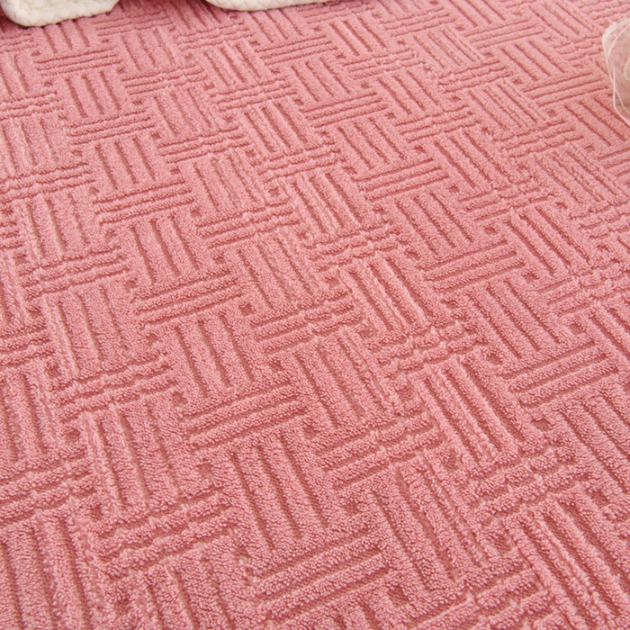 91家纺网 家纺一手货源 找家纺 圣靓 2025新款塔芙绒羊羔绒双层毯子毛毯 暖窝樱粉