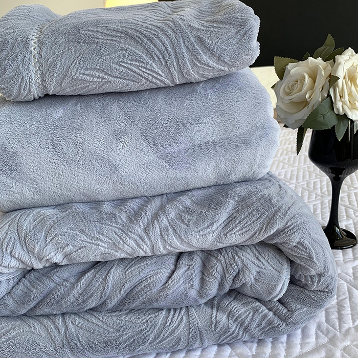 91家纺网 家纺一手货源 找家纺 （总）莱豫家纺 2025新款全消光雕花牛奶绒四件套-流年