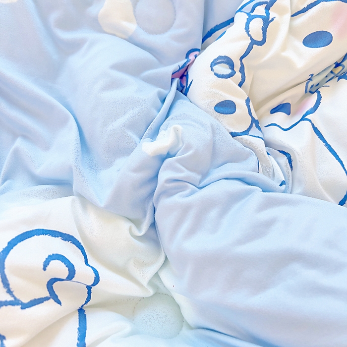 91家纺网 家纺一手货源 找家纺 吉咪兔家纺 25年新款三丽鸥库洛米儿童豆豆被针织棉幼儿园宝宝午睡春秋四季婴儿被子伙伴玉桂狗