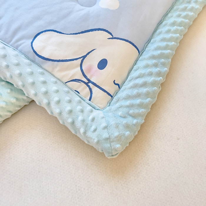 91家纺网 家纺一手货源 找家纺 吉咪兔家纺 25年新款三丽鸥库洛米儿童豆豆被针织棉幼儿园宝宝午睡春秋四季婴儿被子伙伴玉桂狗