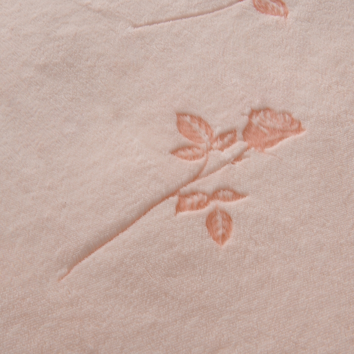 91家纺网 家纺一手货源 找家纺 德比尔斯 2025新款兔毛绒兔兔绒雕花牛奶绒四件套 叶影