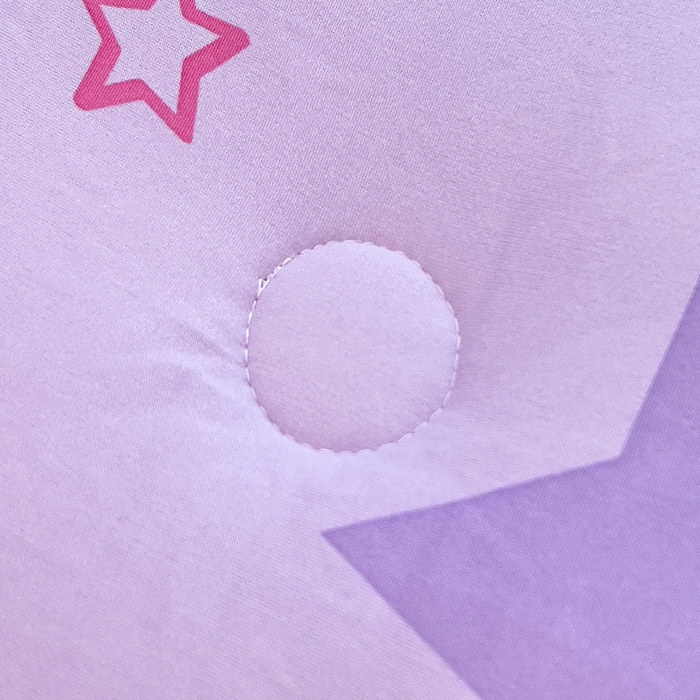 91家纺网 家纺一手货源 找家纺 吉咪兔家纺 25年新款三丽鸥库洛米儿童豆豆被针织棉幼儿园宝宝午睡春秋四季婴儿被子五星库洛米