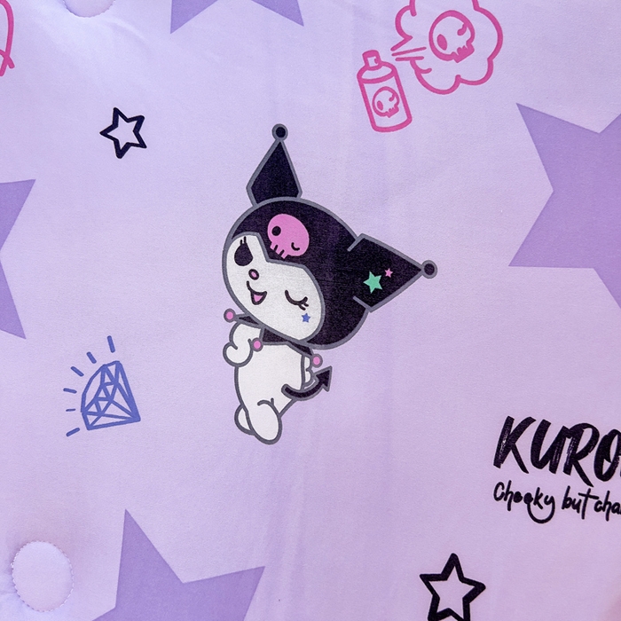 91家纺网 家纺一手货源 找家纺 吉咪兔家纺 25年新款三丽鸥库洛米儿童豆豆被针织棉幼儿园宝宝午睡春秋四季婴儿被子五星库洛米