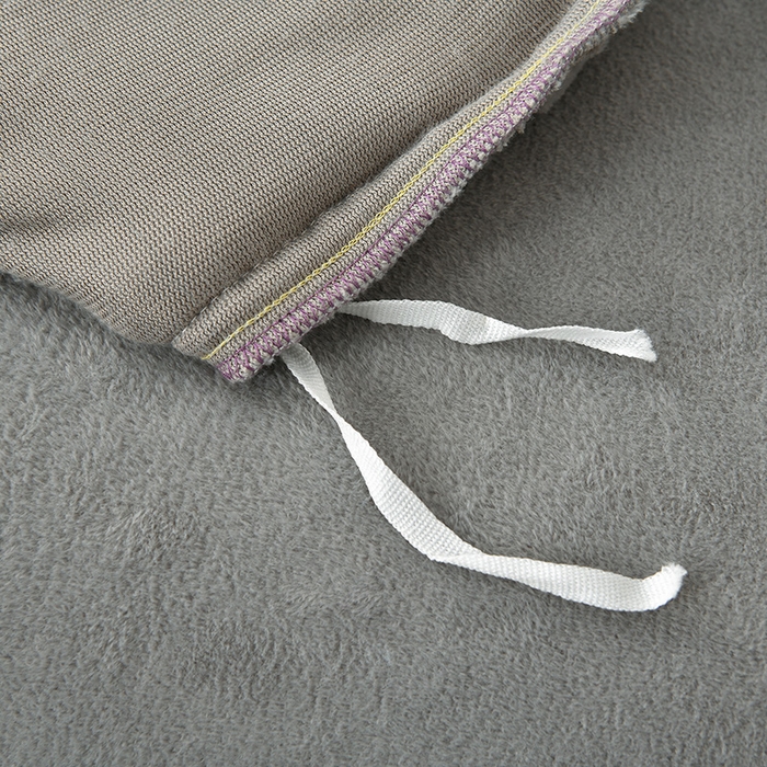 91家纺网 家纺一手货源 找家纺 德比尔斯 2025新款海獭毛石墨烯四件套 米娅-灰