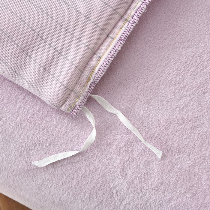 91家纺网 家纺一手货源 找家纺 德比尔斯 2025新款海獭毛石墨烯四件套 米娅-紫