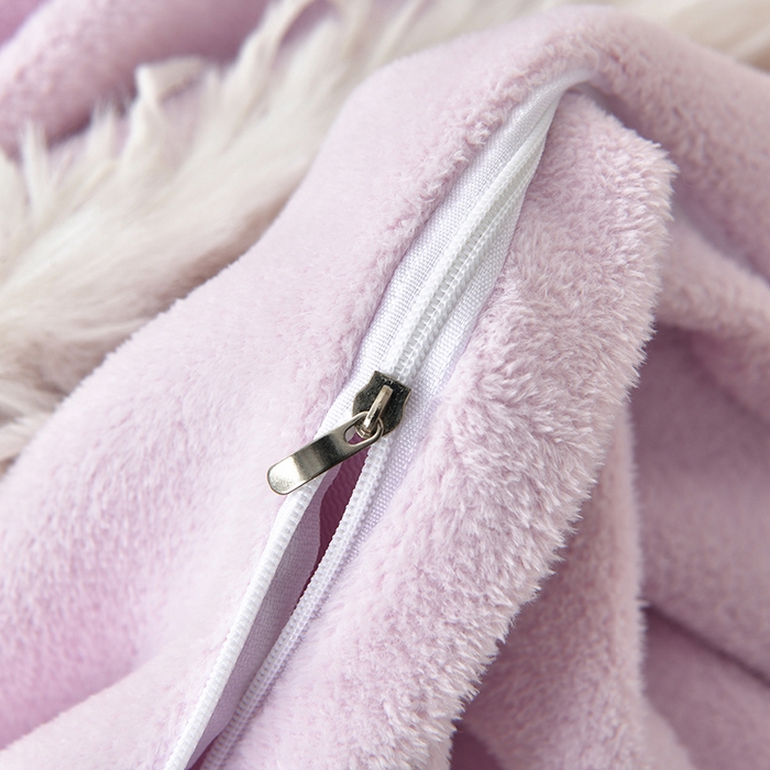 91家纺网 家纺一手货源 找家纺 德比尔斯 2025新款海獭毛石墨烯四件套 米娅-紫