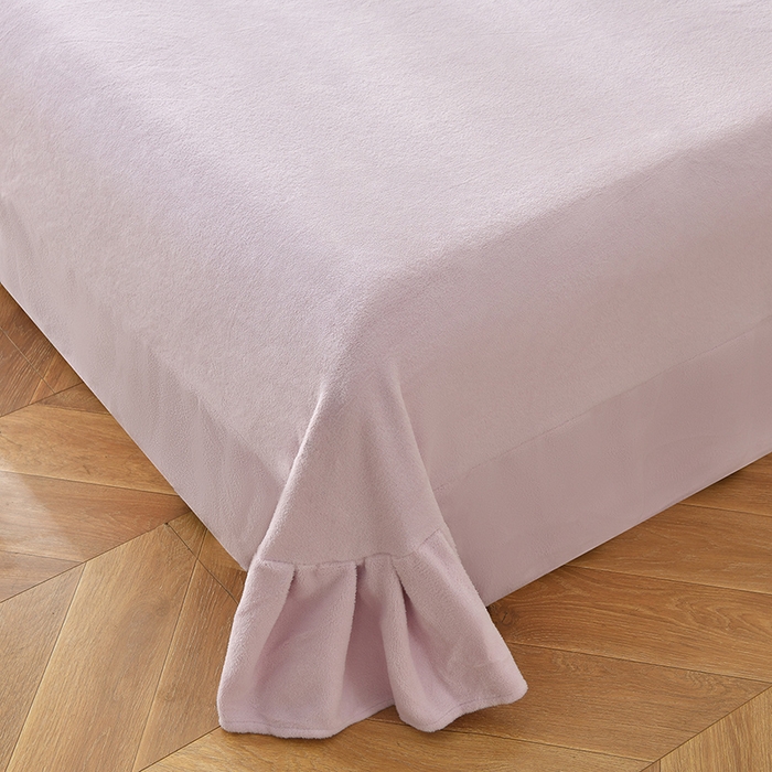 91家纺网 家纺一手货源 找家纺 德比尔斯 2025新款海獭毛石墨烯四件套 米娅-紫