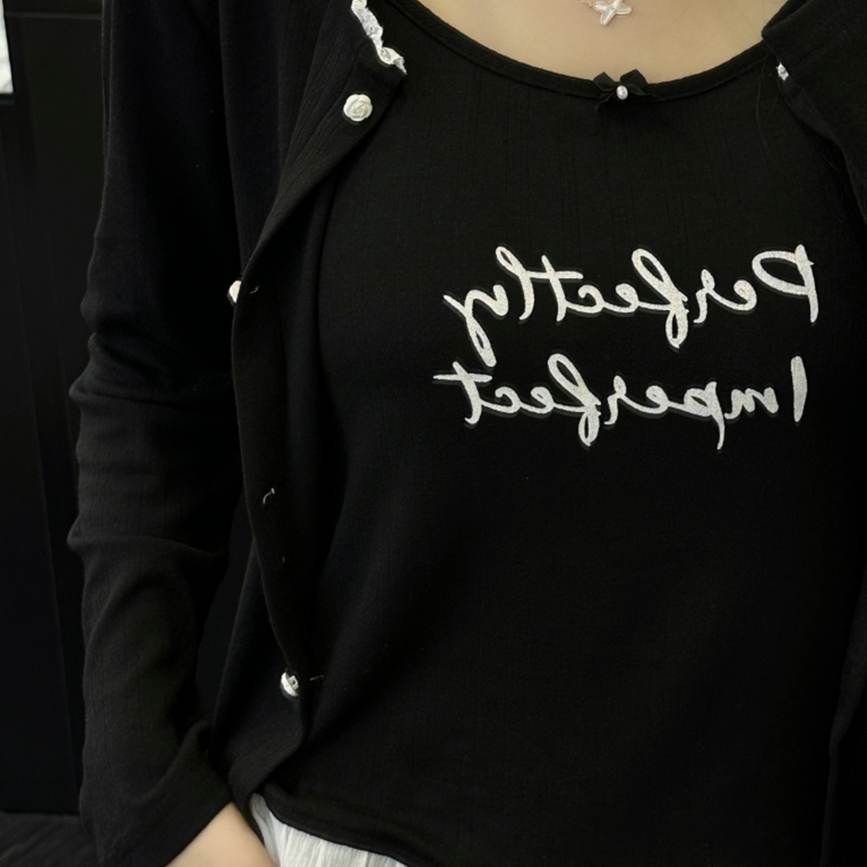 91家纺网 家纺一手货源 找家纺 （总）妍景家居生活馆 2025新款提花针织三件套花边字母