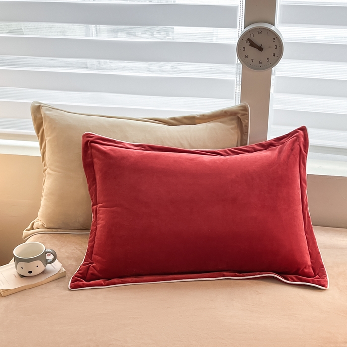 91家纺网 家纺一手货源 找家纺 （总）九沐良品 2025新款加厚婴儿绒牛奶绒四件套工艺款宝宝绒四件套