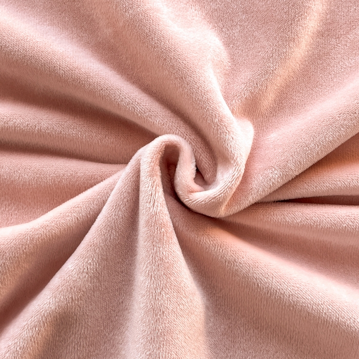 91家纺网 家纺一手货源 找家纺 九沐良品 2025新款加厚婴儿绒牛奶绒四件套工艺款宝宝绒四件套 皮粉+浅灰