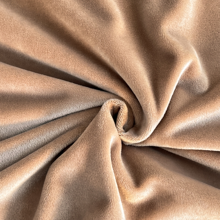 91家纺网 家纺一手货源 找家纺 九沐良品 2025新款加厚婴儿绒牛奶绒四件套工艺款宝宝绒四件套 浅驼+米白