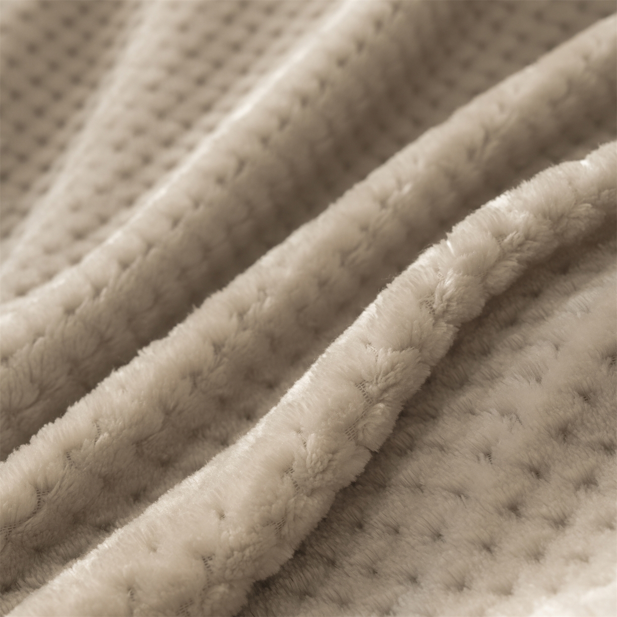 91家纺网 家纺一手货源 找家纺 源舍家纺 2025新款色织拼色编织提花轻奢牛奶绒四件套（场景二） 织锦-咖韵