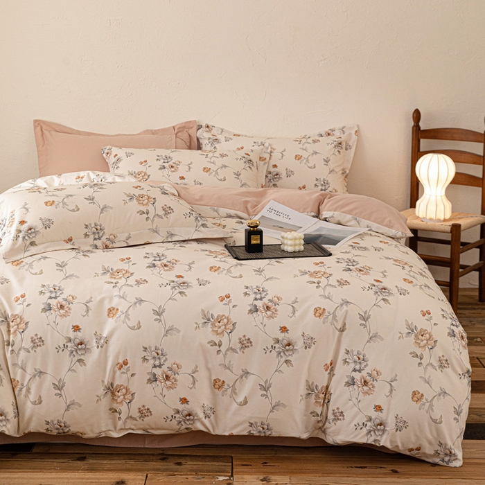 91家纺网 家纺一手货源 找家纺 （总）棉生活家纺 2025秋冬新款长绒棉纯棉数码印花陶瓷磨毛四件套