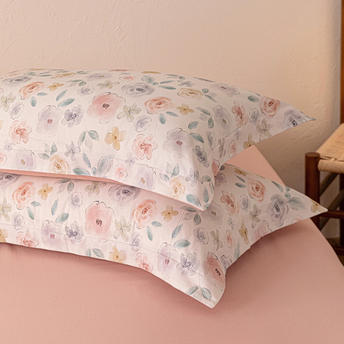 91家纺网 家纺一手货源 找家纺 棉生活家纺 2025秋冬新款长绒棉纯棉数码印花陶瓷磨毛四件套 丽娜