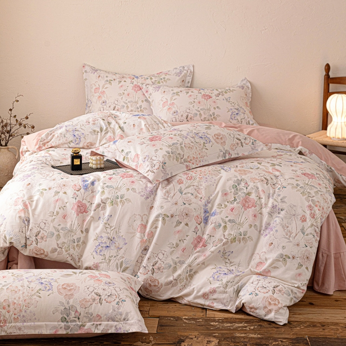 91家纺网 家纺一手货源 找家纺 棉生活家纺 2025秋冬新款长绒棉纯棉数码印花陶瓷磨毛四件套 去野