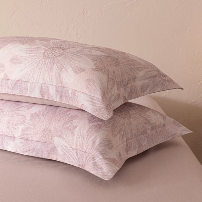 91家纺网 家纺一手货源 找家纺 棉生活家纺 2025秋冬新款长绒棉纯棉数码印花陶瓷磨毛四件套 向阳花开