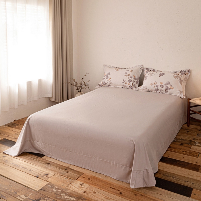 91家纺网 家纺一手货源 找家纺 棉生活家纺 2025秋冬新款长绒棉纯棉数码印花陶瓷磨毛四件套 知画