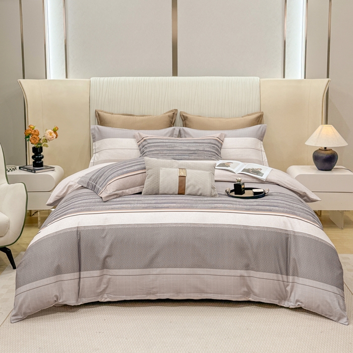 91家纺网 家纺一手货源 找家纺 （总）凌鼎 2025新款100%全棉磨毛四件套数码印花加厚纯棉磨毛四件套