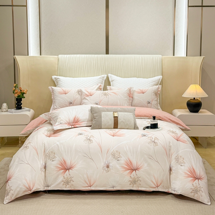 91家纺网 家纺一手货源 找家纺 （总）凌鼎 2025新款100%全棉磨毛四件套数码印花加厚纯棉磨毛四件套