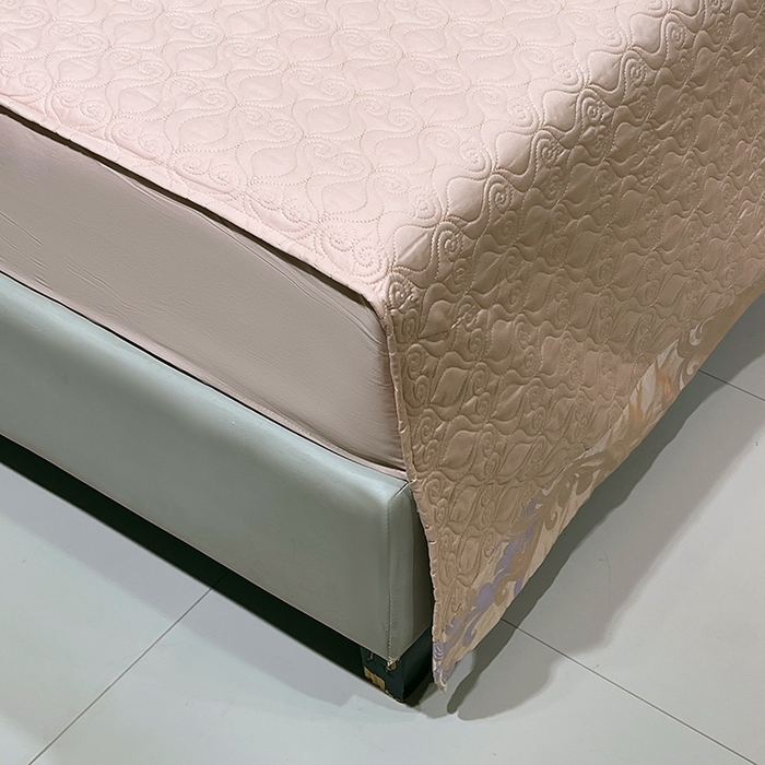 91家纺网 家纺一手货源 找家纺 小时代家纺 2025新款纯棉贡缎提花夹棉床盖四件套 简尚风姿