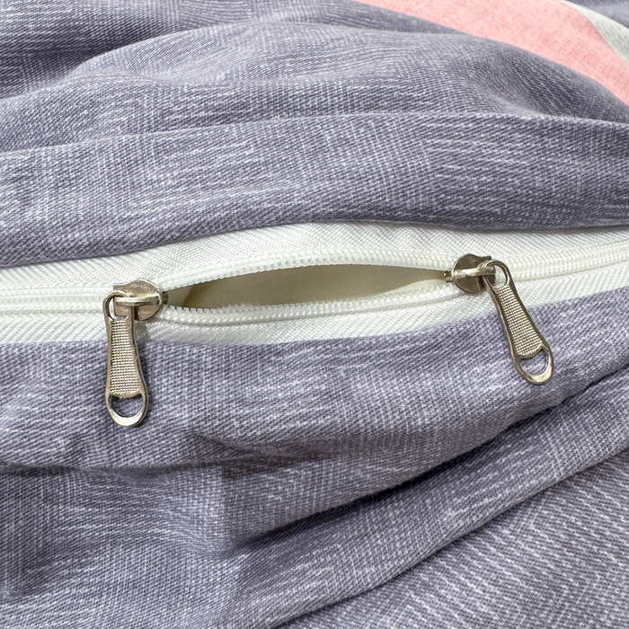 91家纺网 家纺一手货源 找家纺 凌鼎 2025新款100%全棉磨毛四件套数码印花加厚纯棉磨毛四件套南烟粉