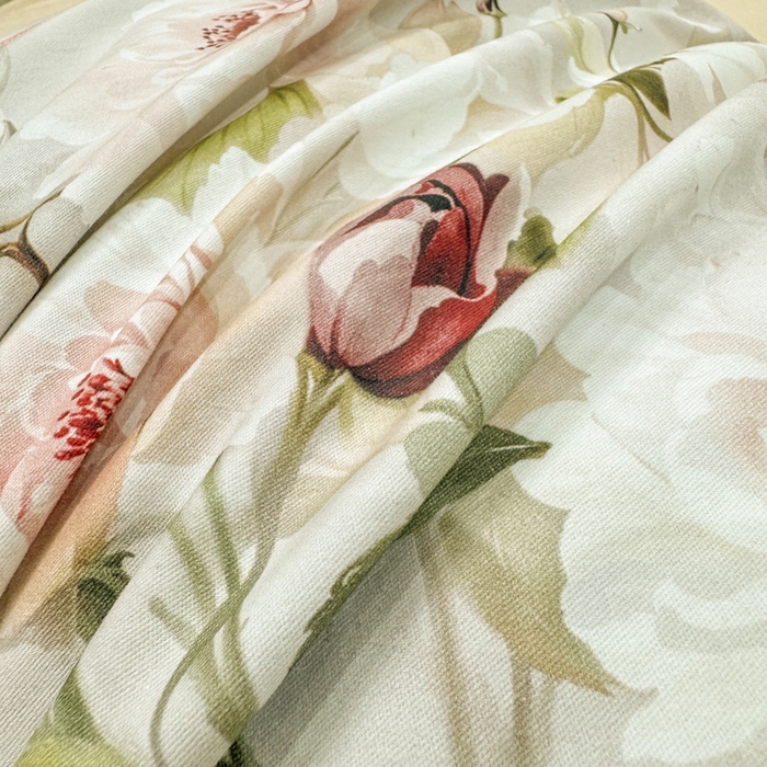 91家纺网 家纺一手货源 找家纺 凌鼎 2025新款100%全棉磨毛四件套数码印花加厚纯棉磨毛四件套轻盈花语