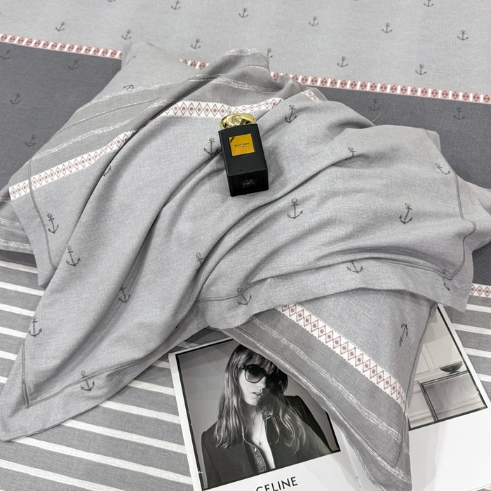 91家纺网 家纺一手货源 找家纺 凌鼎 2025新款100%全棉磨毛四件套数码印花加厚纯棉磨毛四件套西雅图灰