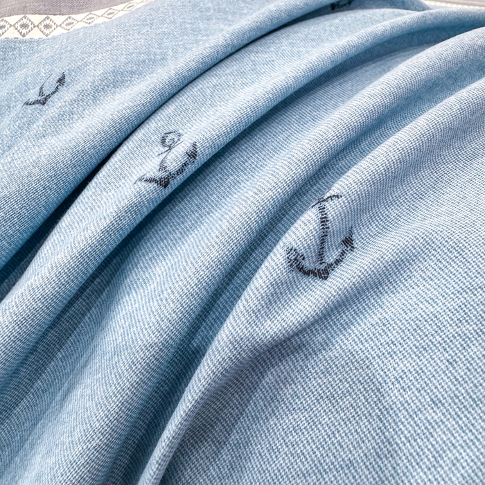 91家纺网 家纺一手货源 找家纺 凌鼎 2025新款100%全棉磨毛四件套数码印花加厚纯棉磨毛四件套西雅图兰