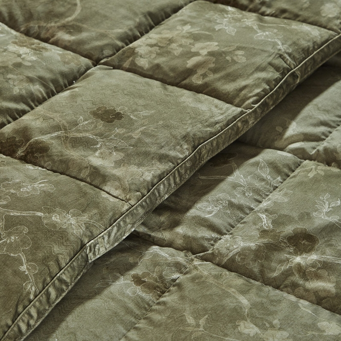 91家纺网 家纺一手货源 找家纺 暖羽屋羽绒馆 2025新款水墨羽绒被子95白鹅绒丝被芯古典中国风加厚羽毛被冬被春秋被子被芯 X 水墨江南